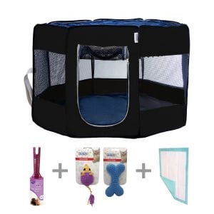 Pawingo Kedi ve Köpek Doğum Evi (Siyah)