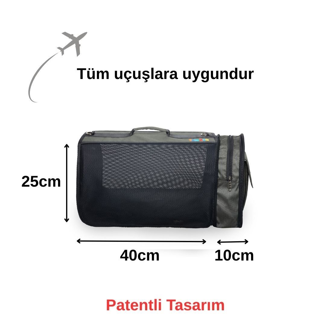 Fly Bag Uçak İçi Evcil Hayvan Seyahat Çantası