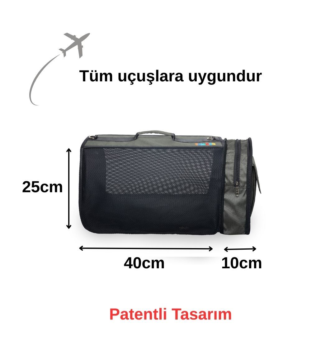 Fly Bag Uçak İçi Evcil Hayvan Seyahat Çantası