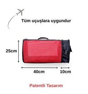 Flybag Uçak İçi Evcil Hayvan Seyahat Çantası