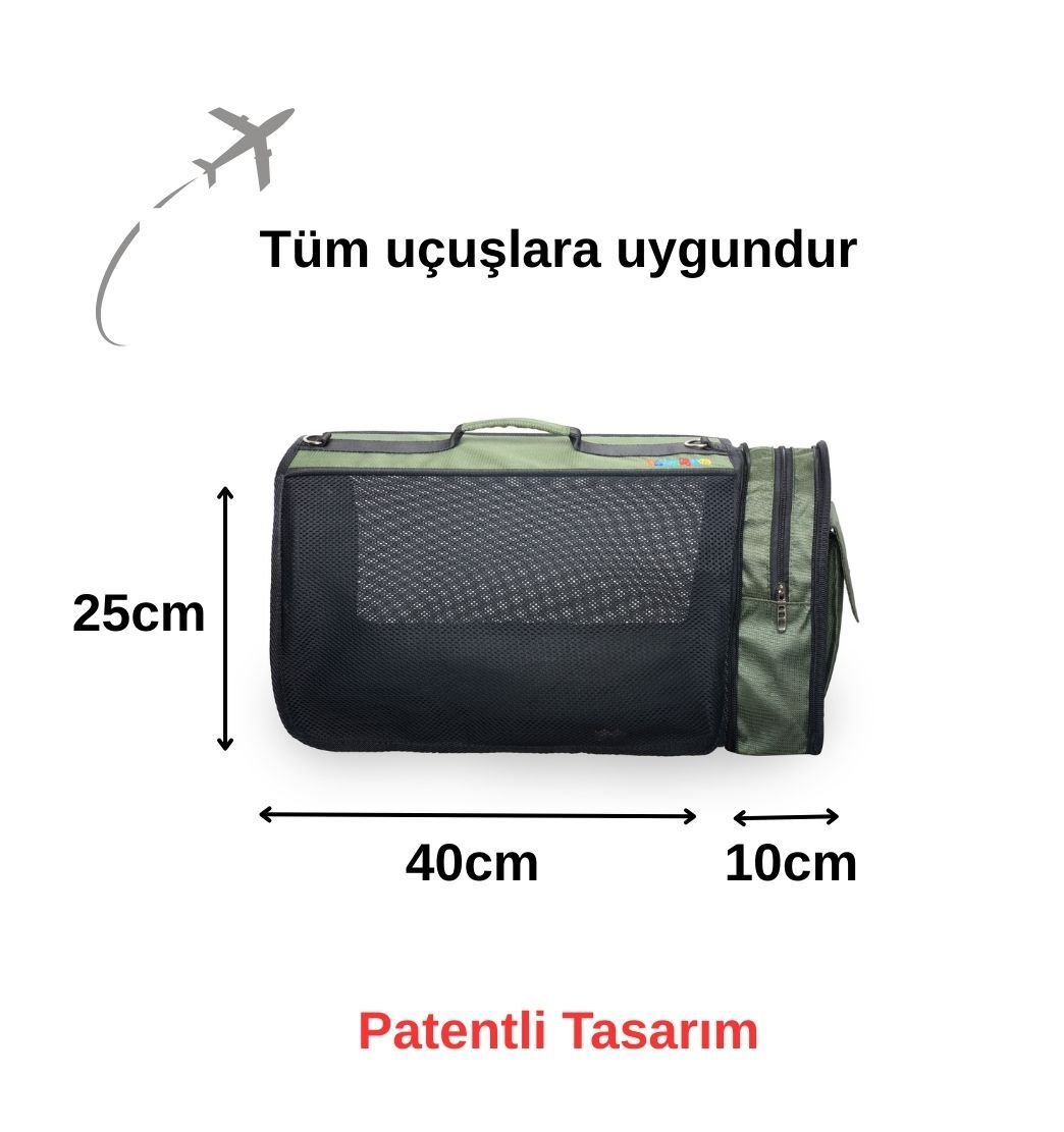 Fly Bag Uçak İçi Evcil Hayvan Seyahat Çantası